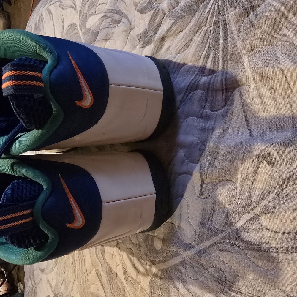 Nike Blue and White Athletic Sneakers